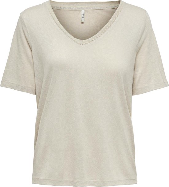 ONLY ONLELISE S/S V-NECK TOP JRS NOOS Dames Top