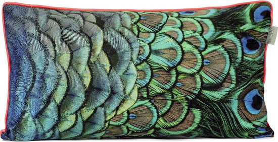 Kussenhoes HappyFriday HF Living Peacock Multicolour 50 x 30 cm