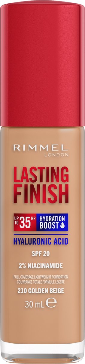 Rimmel London Lasting Finish 35HR foundation - 210 Golden Beige