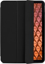 Casemania Hoes Geschikt voor Samsung Galaxy Tab A9 Plus (11 inch) - Zwart - Tri Fold Tablet Case - Smart Cover
