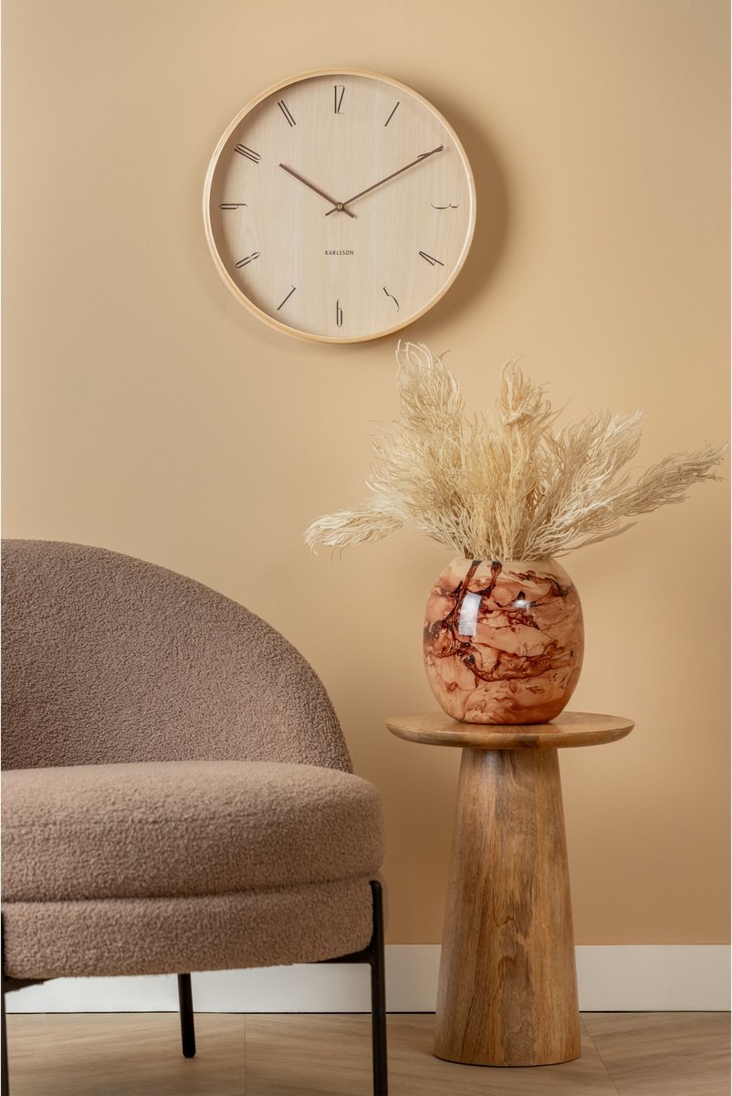 Horloge Murale Ronde Diam.30 cm pour Salon Bureau Chambre | Leroy Merlin