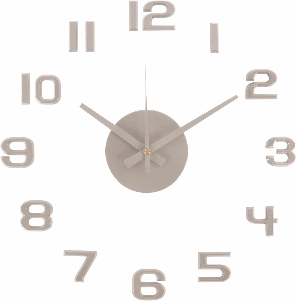 Karlsson wandklok diy sunset numbers - grijs - ø35cm - wandklok scandinavisch