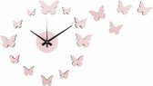 Karlsson Horloge Murale DIY Sunset Numbers - Rose - Ø35cm - Horloge Murale Scandinave