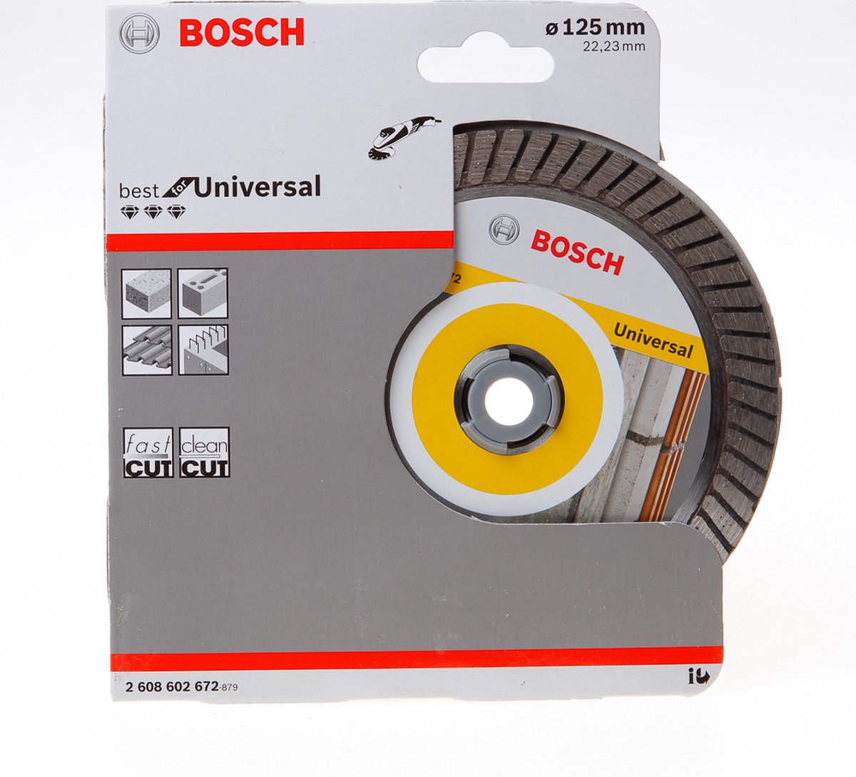 Bosch Expert Multimaterial X-Lock Diamantdoorslijpschijf 125x22,23mm - 2608901597
