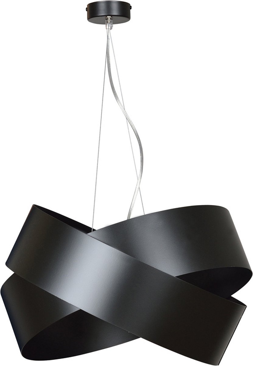 Emibig Rovaniemi zwarte design hanglamp 3x E27 - Creëer een stijlvolle sfeer in uw ruimte