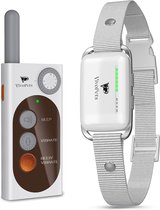 VivoPets Collier Anti-Aboiement Pro avec Télécommande - Dispositif Anti-Aboiement - Collier de Dressage - 16 Positions - Pour Chiens - Avec Fonction Lumière - Geen de Choc - 100% Etanche