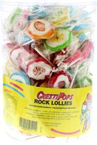 Crest Pops - Rock Lollies - Silo 120 Stuks - Uitdeel Snoep - Cadeau - Ouderwets