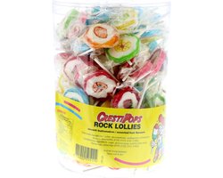 Crest Pops - Rock Lollies - Silo 120 Stuks - Uitdeel Snoep - Cadeau - Ouderwets