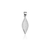 Zilveren Dames kettinghanger met Zirkonia - Dames kettinghanger - Zilver Kettinghanger met Zirkonia - Zilver 925 - Amona Jewelry