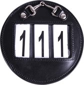 QHP Nummerhouder Ricki - maat One size - black/silver