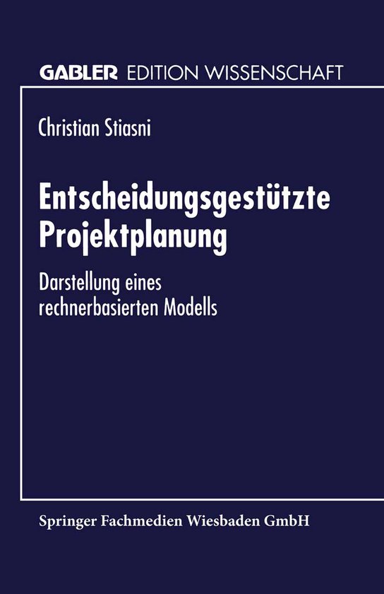 Entscheidungsgestützte Projektplanung - cover