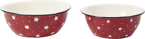 ALLUSEIT Serveerkommen, mengkommen, 20.5cm, 2000ml, wit rasterpatroon, grote keramische kommen, set van 2 voor saladesoep, Pho Ramen, fruit, voorbereiding, keuken, feest, enz. Porselein