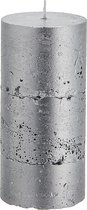 Zilveren cilindervormige kaars H15