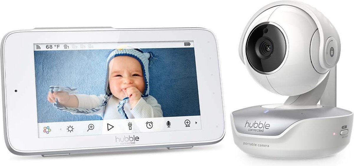 Hubble Connected Nursery Pal Deluxe HD Babymonitor met Touchscreen - afbeelding 2