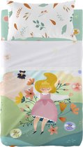 Set beddengoed HappyFriday Mr Fox Dreaming Multicolour Wieg voor baby's 2 Onderdelen