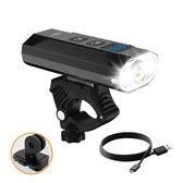 AXIMO Fietslamp 1200 Lumen - Fietsverlichting USB oplaadbaar LED - Aluminium Koplamp - Roteerbaar voorlicht - Waterbestendig(IP65) - 13 keuzestanden
