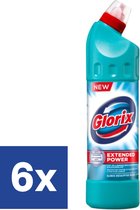 Glorix Extented Power Eucalyptus Bleek WC Reiniger - 6 x 750 ml