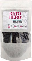 KETO-HERO® 70% Dark Belgian Chocolate Drops 12 x 300g