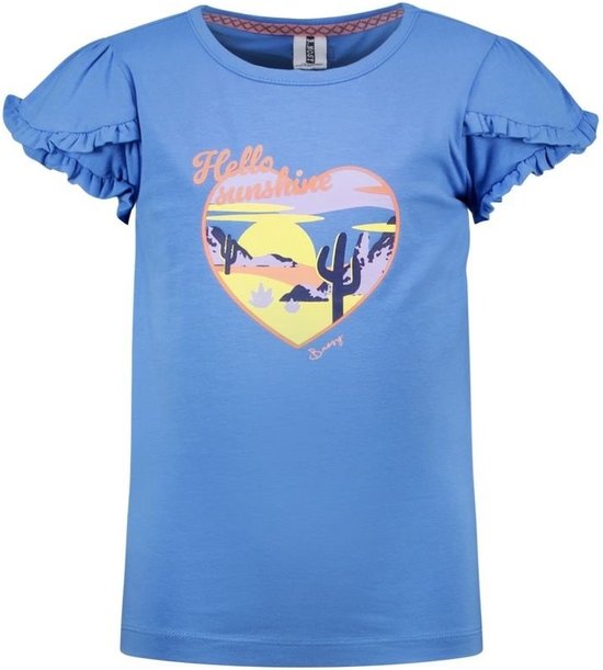 Meisjes t-shirt - Philou - Soft blauw