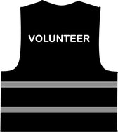Volunteer hesje zwart