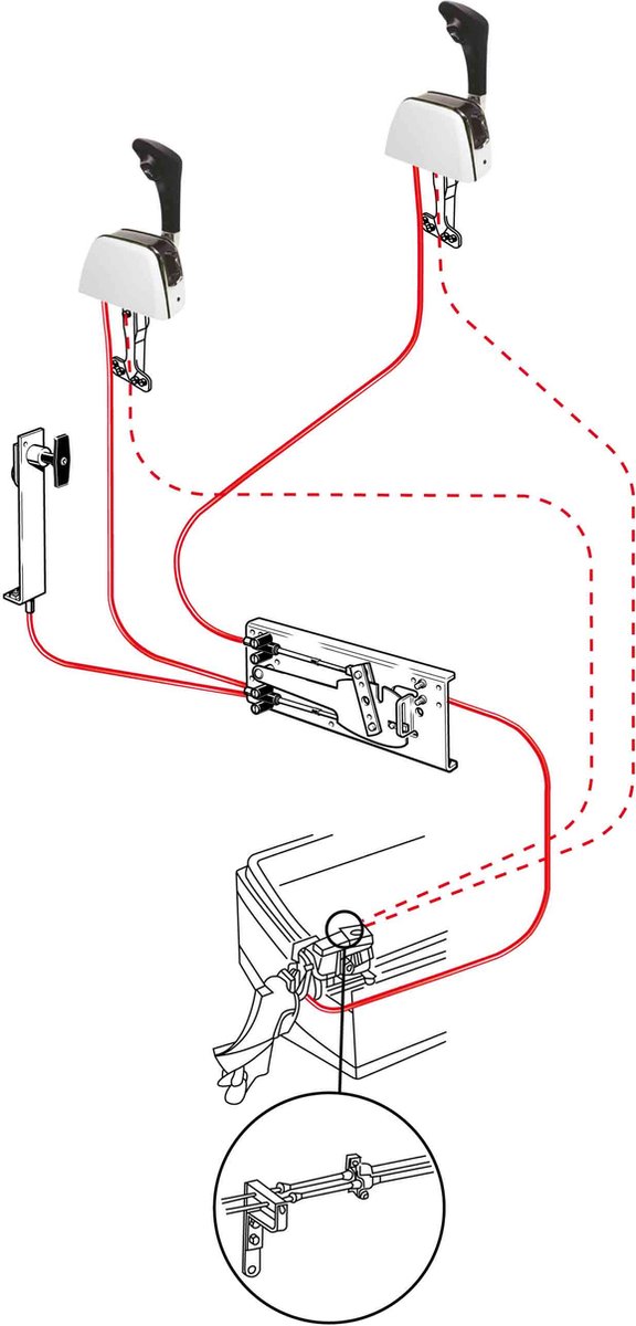 SeaStar Stuurstand selector-unit
