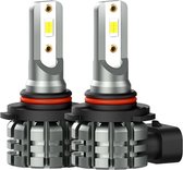 TLVX HIR2 9012 Perfect Fit LED Canbus / Plug and Play / 12V / Auto / Motor / Scooter / LED koplamp / Perfecte pasvorm / 6000K wit licht / Dimlicht / Grootlicht / (2 stuks)