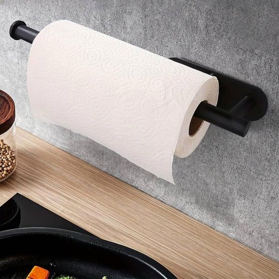 Keukenpapier in Een Handdoekhouder Stock Afbeelding - Afbeelding van reinig, status: 25359813