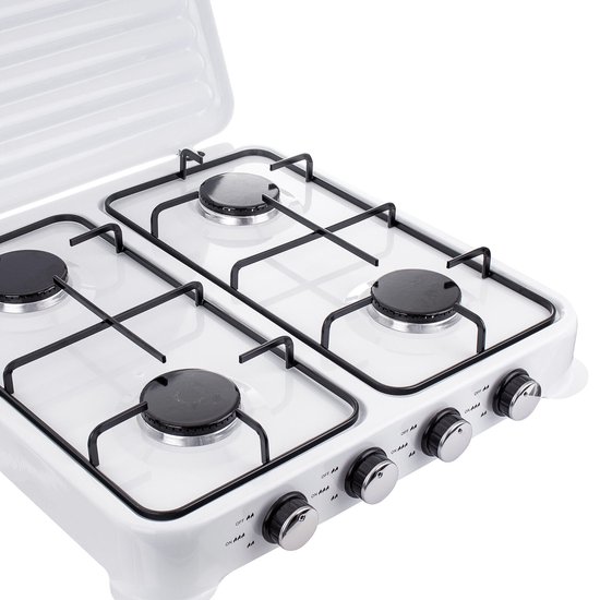 Réchaud à Gaz SMH LINE Cuisinière Camping 3kW - Brûleur Wok 30x30x14cm Propane Sans Tuyau