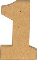Figurine Décopatch - 20 cm - Papier marche - Numéro 1
