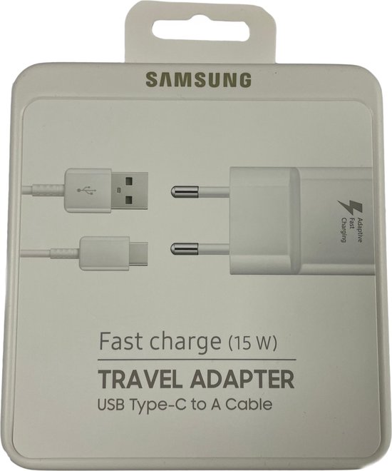 Samsung 15W snellader - incl. 1.2m USB-C kabel - Wit - Samsung