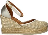 Unisa Cameo Gold-Platino espadrille Sandaal