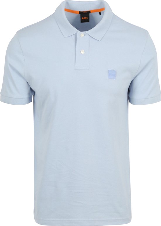 BOSS - Polo passager bleu clair - Coupe slim - Polo homme taille M