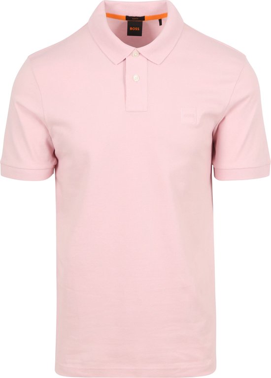 BOSS - Polo passager rose - Slim Fit - Polo pour homme taille 4XL