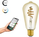 EGLO connect.z  Smart LED Lamp - E27 - Ø 6,4 cm - Instelbaar wit licht - Dimbaar - Zigbee