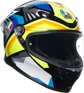 Agv K6 S E2206 Mplk Joan Black Blue Yellow 006 XL - Maat XL - Helm