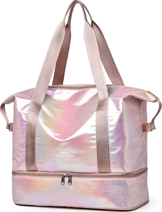 Sac Polyvalent Voyage Sac Sport 25L Aileese Étanche - Compartiment Chaussures - Yoga Fitness Voyage - Violet Sac Sport 25l étanche