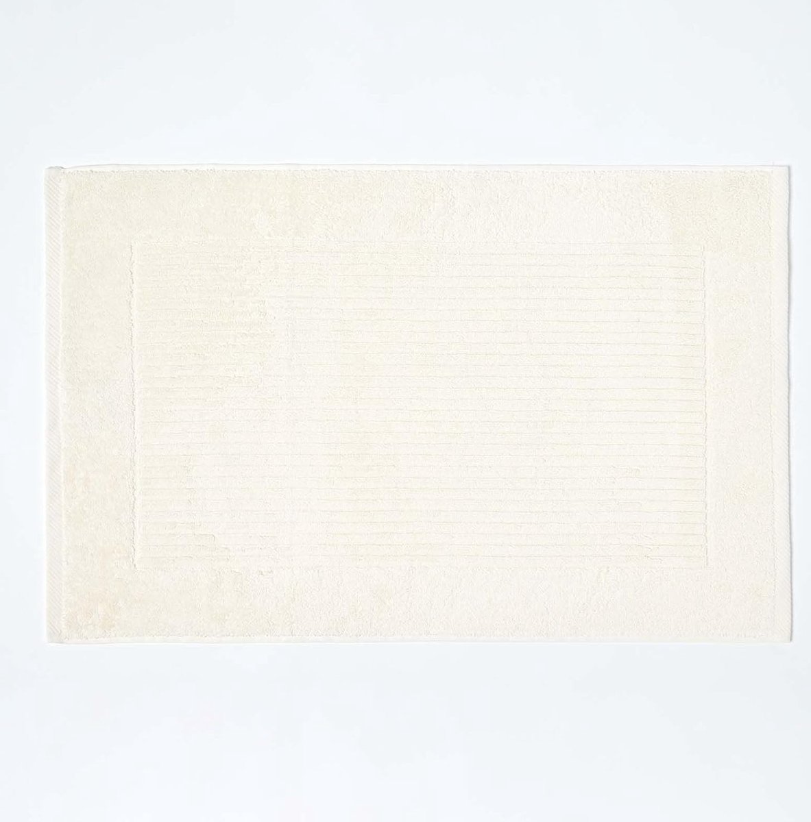 Badstof badmat, 50 x 80 cm, 100% katoen, hotelkwaliteit, verkrijgbaar 13 kleuren, crème, 50 cm x 70 cm