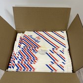 Papieren zakken - Broodzakken - Frietzakken - 10 kg ! doos - 2 Pond - 16x10.5x32 cm - eetsmakelijk zakken - Broodzak - boterhamzakken - vetvrij papier - snacks - bakkerszakken - Ideaal voor bakkerijen - bestand tegen vet voedsel