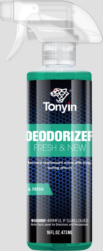 Foto: Tonyin i deodorizer i verwijdert vieze geurtjes i ocean fresh i autogeurtje i 473ml