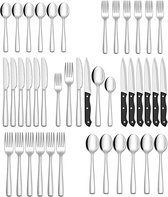 Kicinn Bestekset - Bestek - 36-Delig - Bestek Set - Bestekset 6 Persoons - Zilver