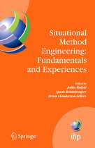 IFIP Advances in Information and Communication Technology- Situational Method Engineering: Fundamentals and Experiences
