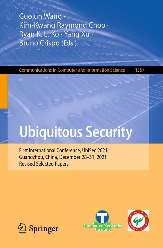 Communications in Computer and Information Science1557- Ubiq ... - cover