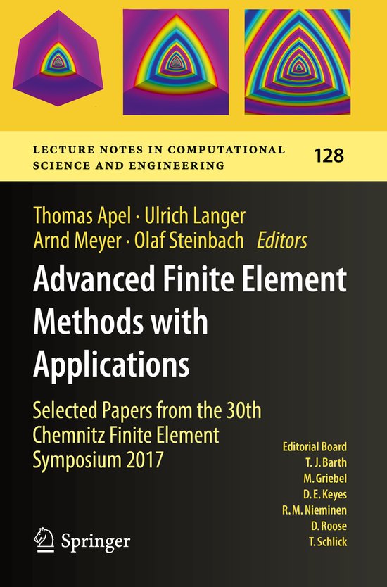 Advanced Finite Element Methods with Applications - cover