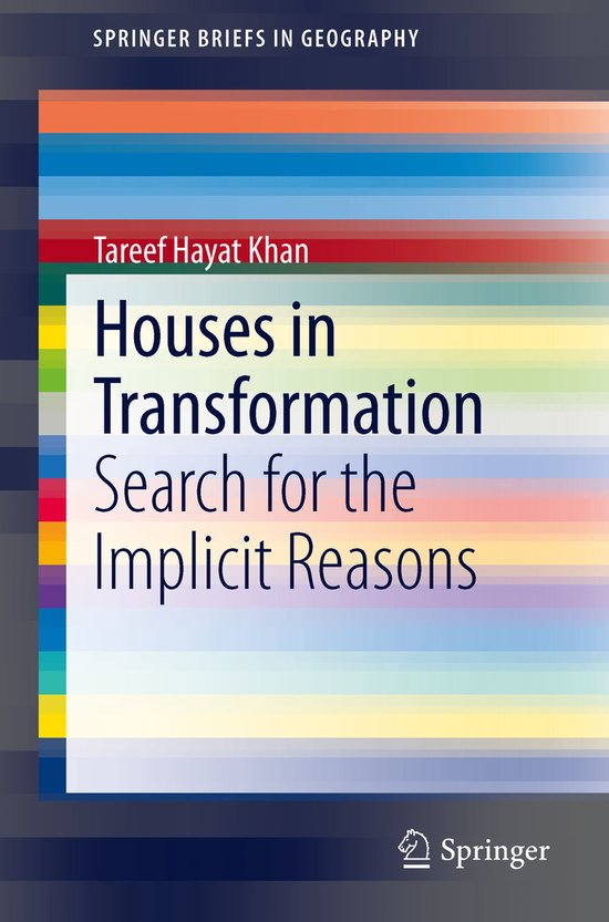 SpringerBriefs in Geography- Houses in Transformation - cover