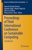 Advances in Intelligent Systems and Computing- Proceedings of Third International Conference on Sustainable Computing