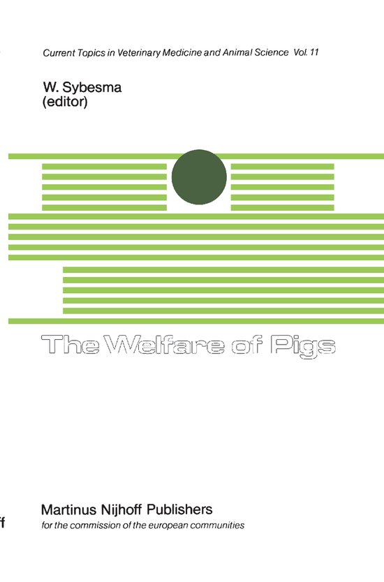 Current Topics in Veterinary Medicine11-The Welfare of Pigs - cover
