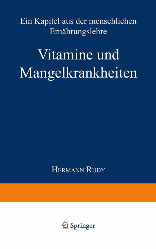 Vitamine Und Mangelkrankheiten - cover