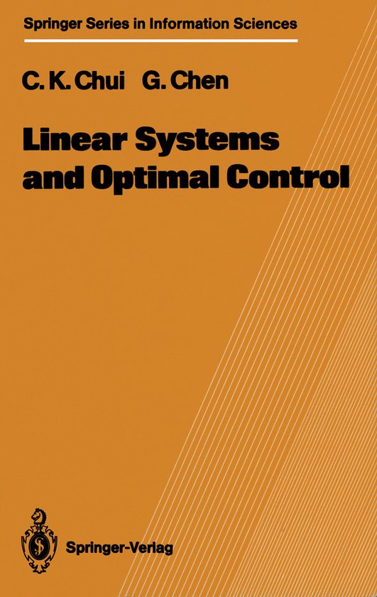 Linear Systems and Optimal Control - cover
