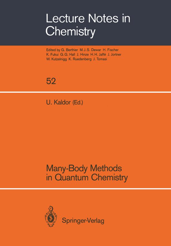 Many-Body Methods in Quantum Chemistry - cover