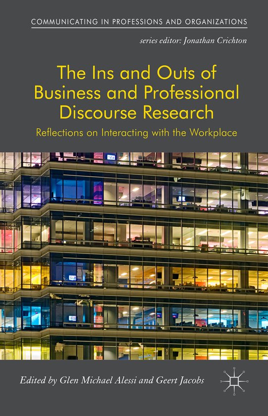 The Ins and Outs of Business and Professional Discourse Rese ... - cover
